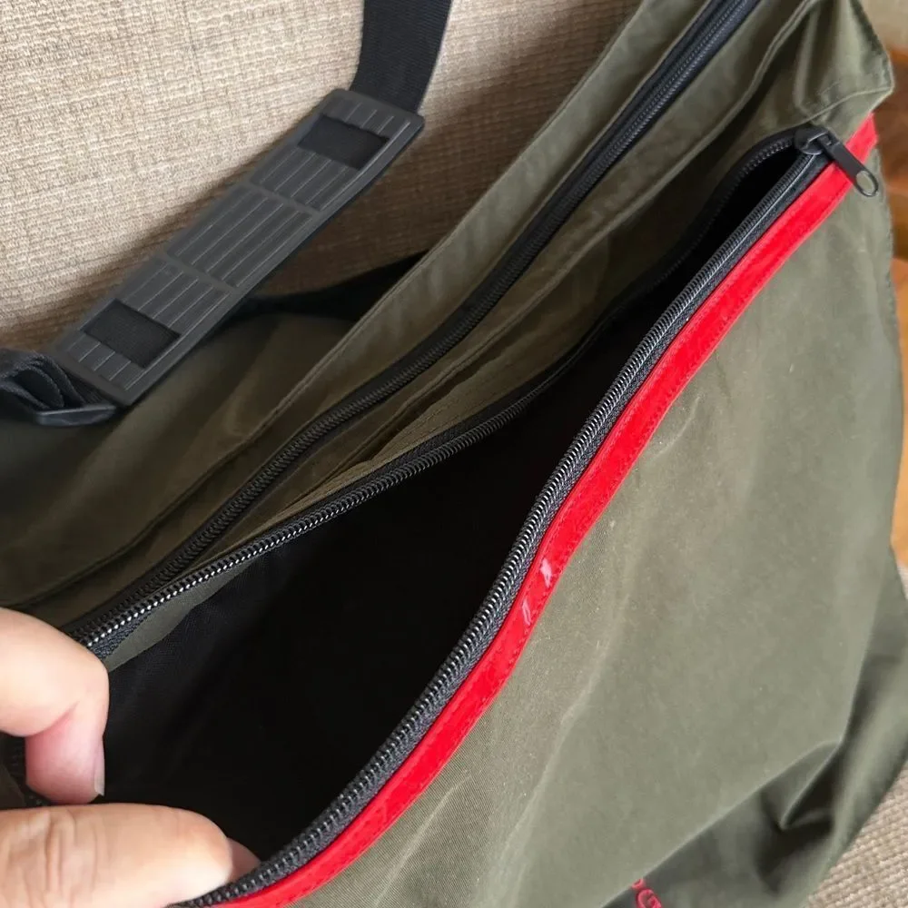 Hugo Boss nylon messenger bag